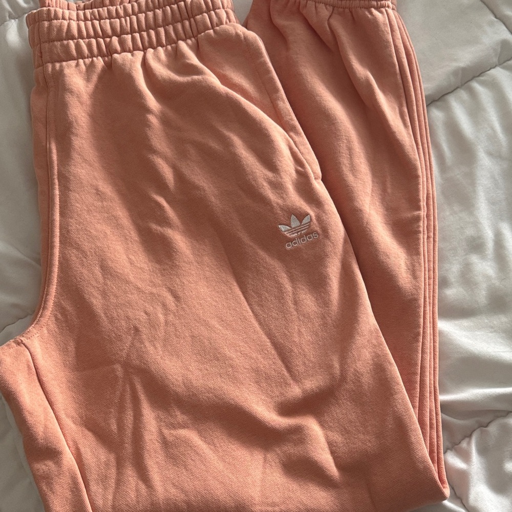 adidas Peach/Coral Jogger Sweatpants